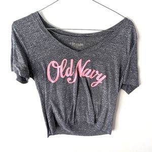 Old navy crop tee